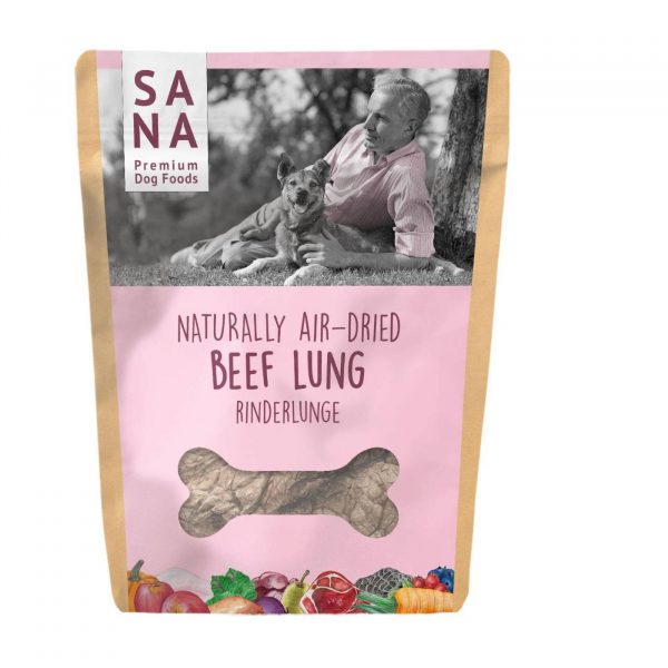 Sanadog Polmone di Bovino Snack per Cani