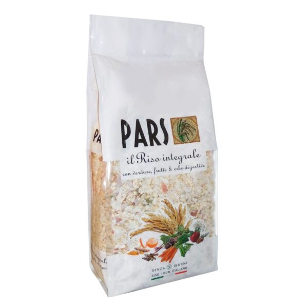 Pars Riso Soffiato Integrale con Verdure Frutti e Erbe Digestive