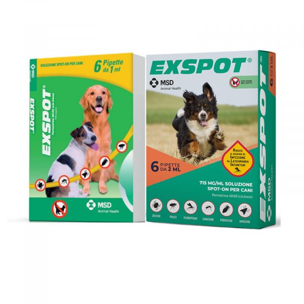 exspot spot on antiparassitario per cani