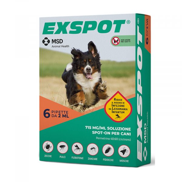 exspot spot on antiparassitario per cani