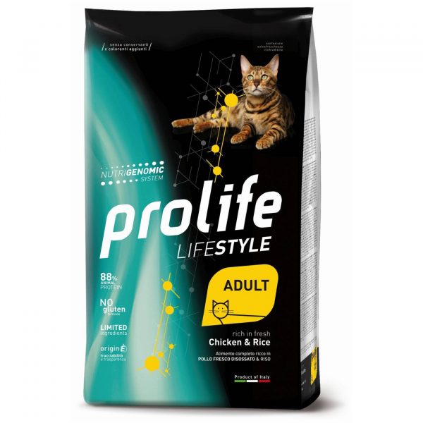 Prolife® Cat Lifestyle Adult Pollo e Riso per Gatti 400g