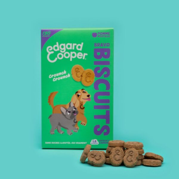 Edgard&Cooper Biscuits Biscotti Vegetali alla Mela per Cani 400g
