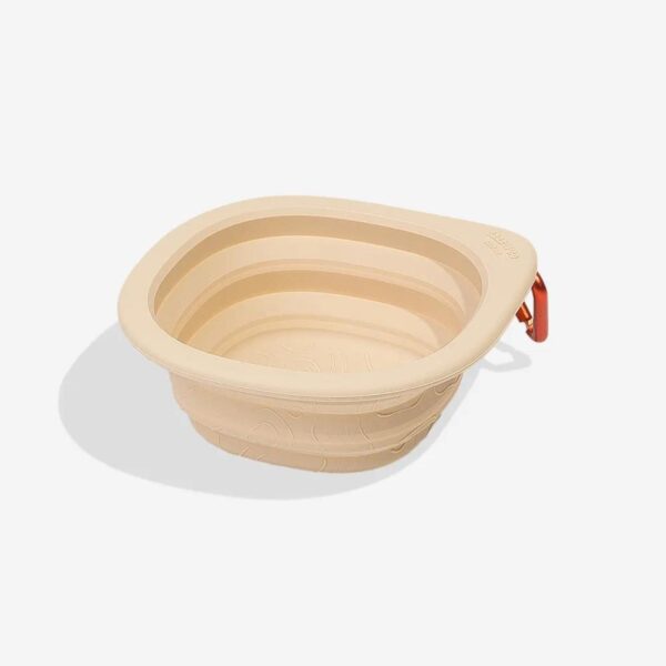 Zee.Dog Go Bowl Biscotti Ciotola da Viaggio Pieghevole in Silicone 600ml