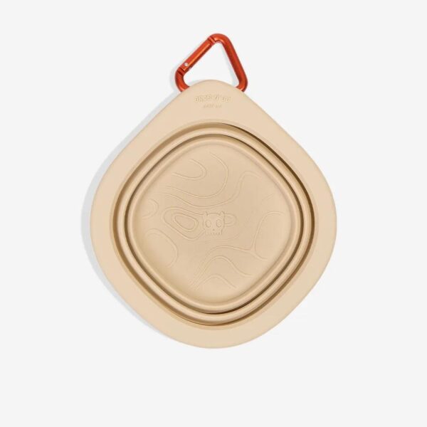 Zee.Dog Go Bowl Biscotti Ciotola da Viaggio Pieghevole in Silicone 600ml