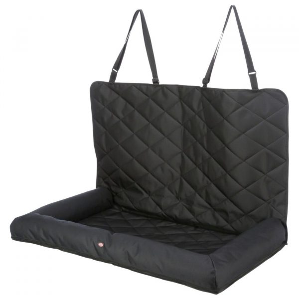 Trixie Cuscino Doppio per Auto 95x10x50 cm Nero