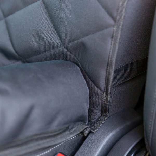 Trixie Cuscino Doppio per Auto 95x10x50 cm Nero