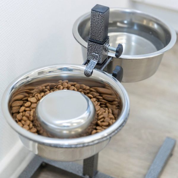 Trixie Ciotola in Acciaio Inox Antingozzamento Slow Feeding per Cani e Gatti