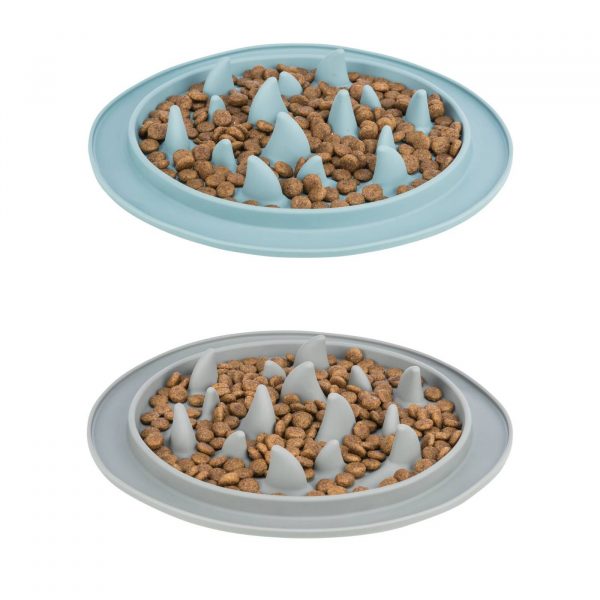 Trixie Ciotola Slow Feeding per Animali ø 24 cm Colori Assortiti con Punte Alte