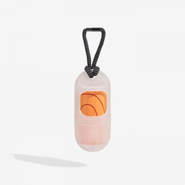 Zee.dog Poop Bag Porta Sacchetti Igienici +1 Roll per Cani - Variante Trasparente