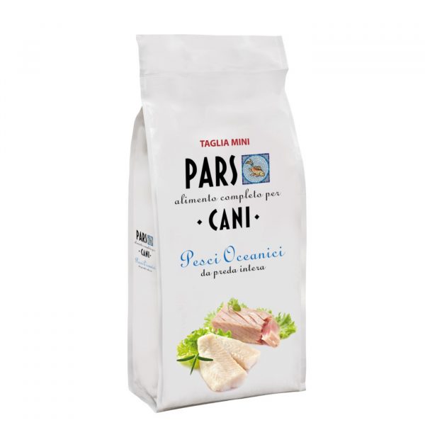 Pars Crocchette Pesci Oceanici MINI da Preda Intera per Cani di Piccola Taglia