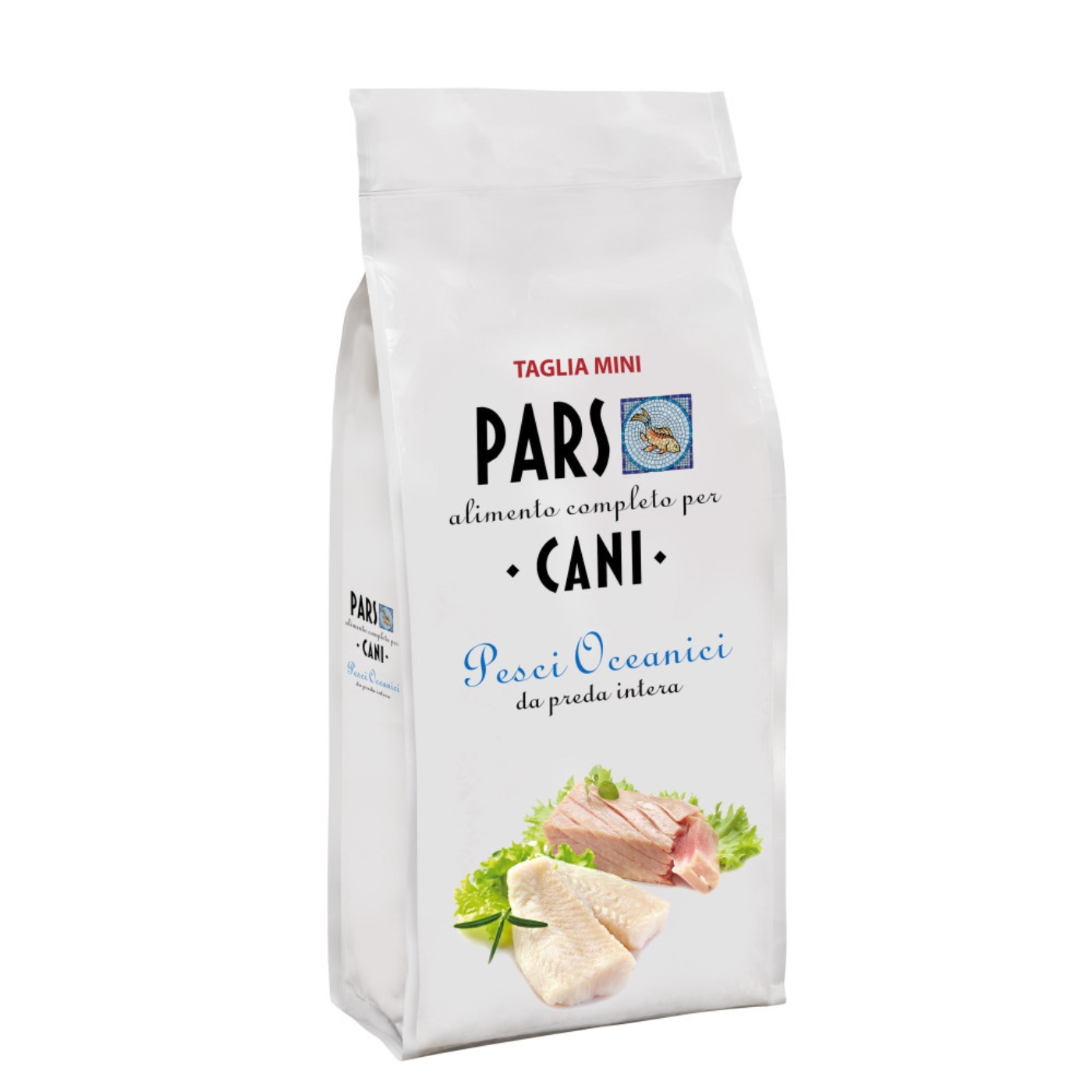 Pars Crocchette Pesci Oceanici MINI da Preda Intera per Cani di Piccola Taglia