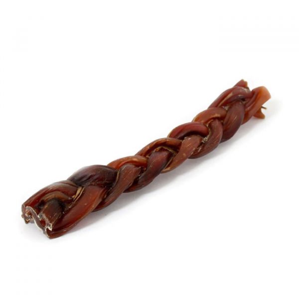 Gusto Snack Verga di Toro Nervo di Bue Intrecciata 30cm per Cani