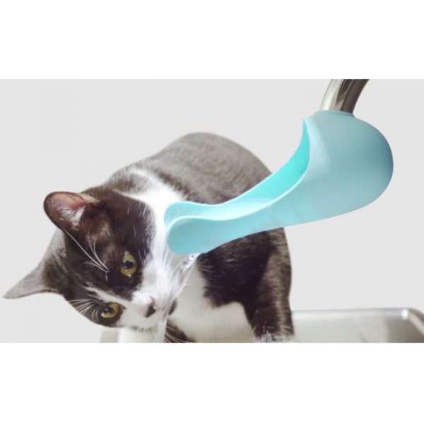 United Pets Beverino per Gatti in Silicone Gurgle Acquamare