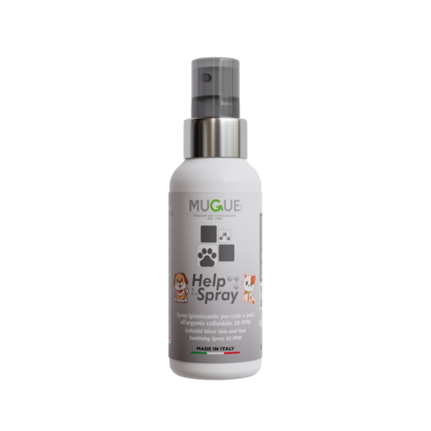 Mugue Help Spray all'Argento Colloidale 100 ml per Animali