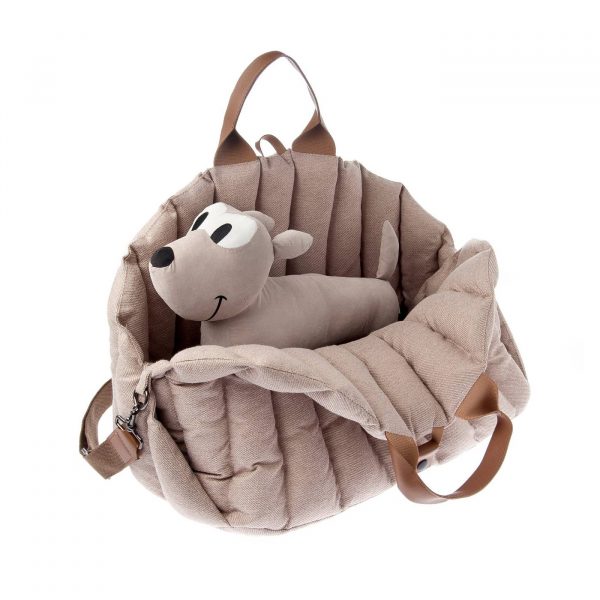 Ferribiella Borsa Trasportino Imbottita per Auto 50x30x35cm