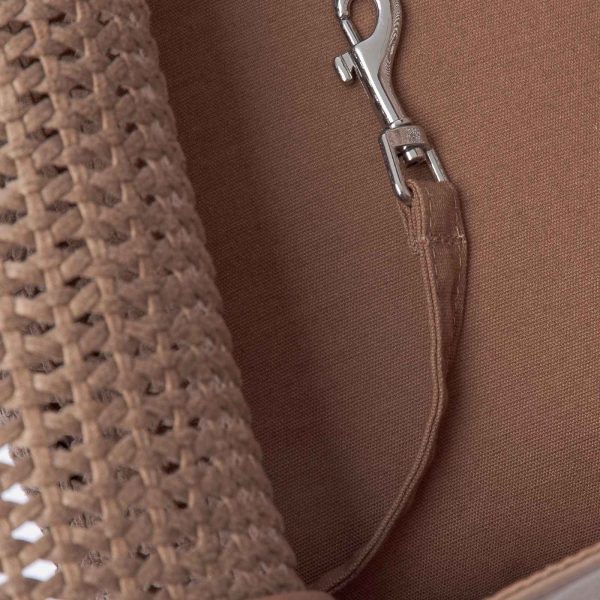 Ferribiella Borsa Trasportino Belle Beige 40x30x20cm Max 8Kg - Guinzaglio di sicurezza