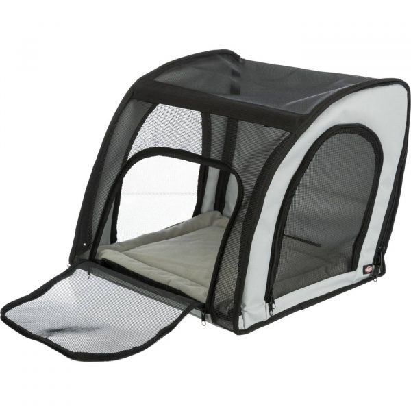 Trixie Cuccia per Auto 44x37x40cm Grigio/Nero