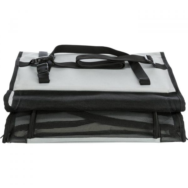 Trixie Cuccia per Auto 44x37x40cm Grigio/Nero