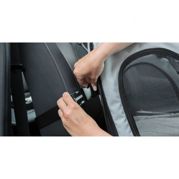 Trixie Cuccia per Auto 44x37x40cm Grigio/Nero