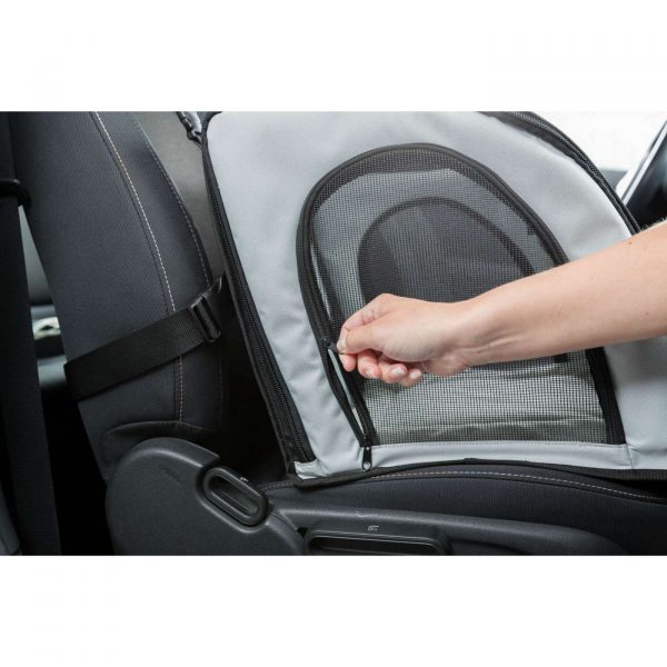 Trixie Cuccia per Auto 44x37x40cm Grigio/Nero