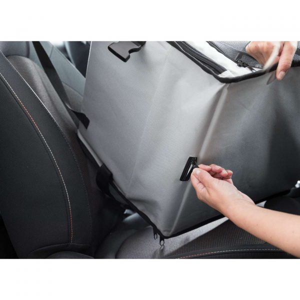 Trixie Cuccia per Auto 44x37x40cm Grigio/Nero