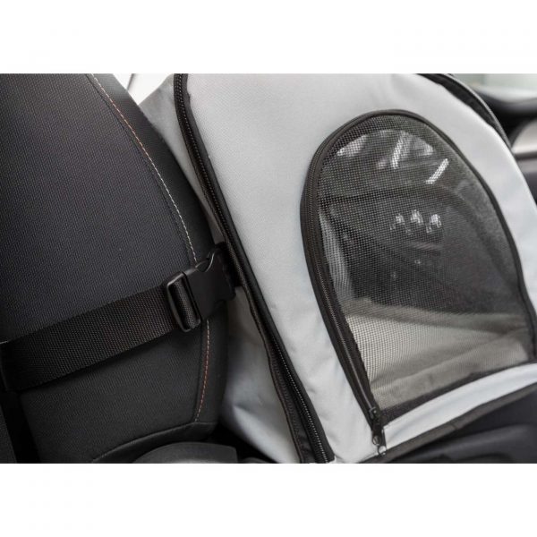 Trixie Cuccia per Auto 44x37x40cm Grigio/Nero