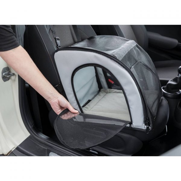 Trixie Cuccia per Auto 44x37x40cm Grigio/Nero