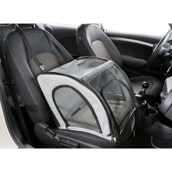 Trixie Cuccia per Auto 44x37x40cm Grigio/Nero