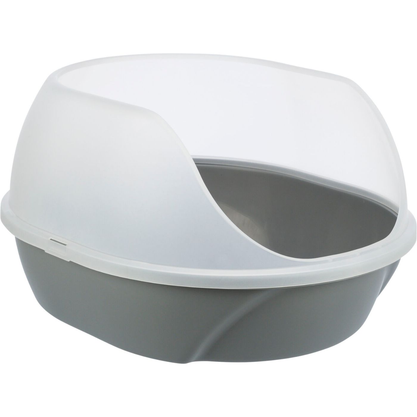 Trixie Lettiera Cassetta Igienica Toilette Aperta Simao per Gatti Grigio 48x30x58cm