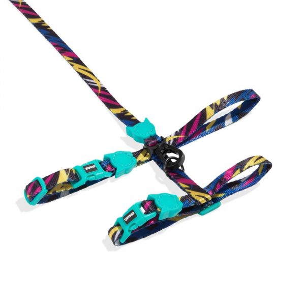 Zee.Cat Set Pettorina e Guinzaglio per Gatti Woozer
