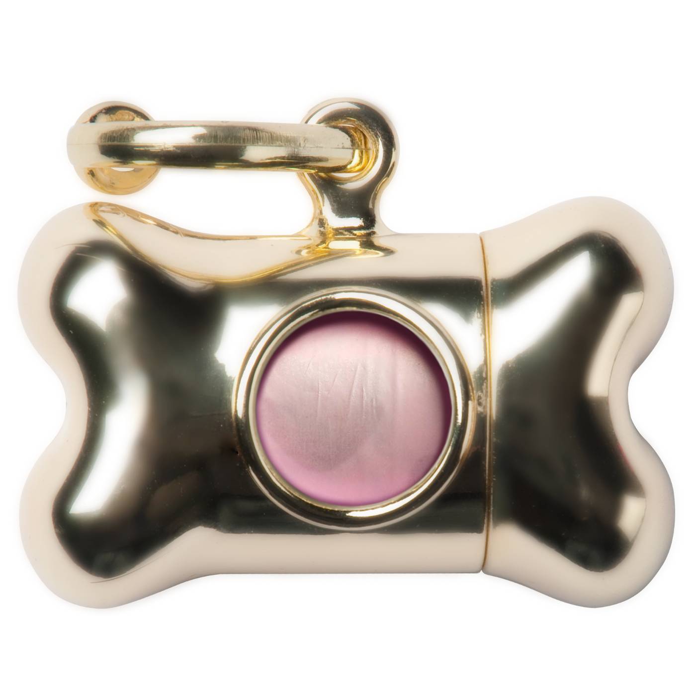 United Pets Porta Sacchetti Igienici Bon Ton Nano Gold con Doppio Anello