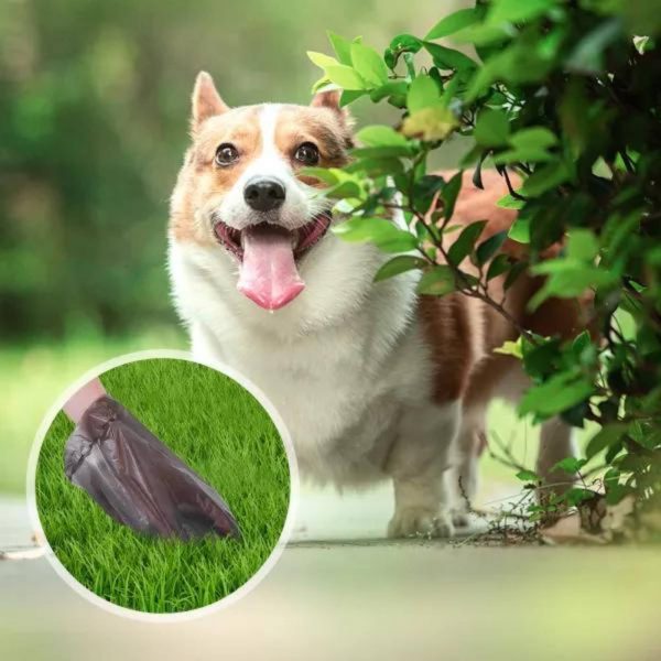 sacchetti igienici per cani 20 rotoli neri