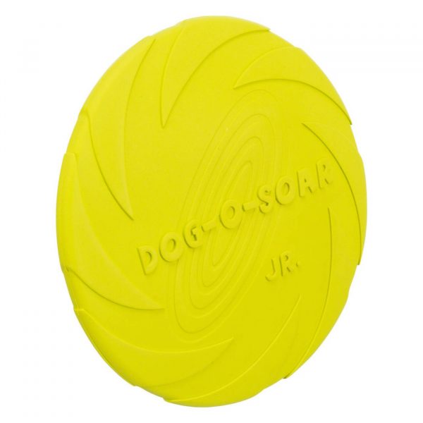trixie frisbee disco gioco in gomma galleggiante per cani colori assortiti