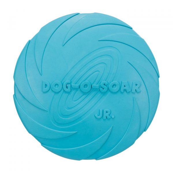 trixie frisbee disco gioco in gomma galleggiante per cani colori assortiti