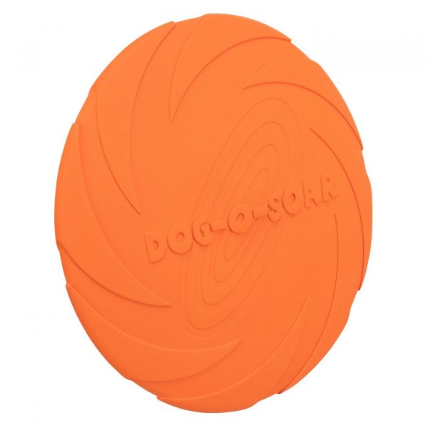 trixie frisbee disco gioco in gomma galleggiante per cani colori assortiti