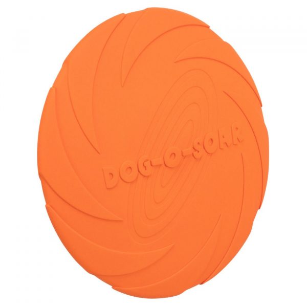 trixie frisbee disco gioco in gomma galleggiante per cani colori assortiti