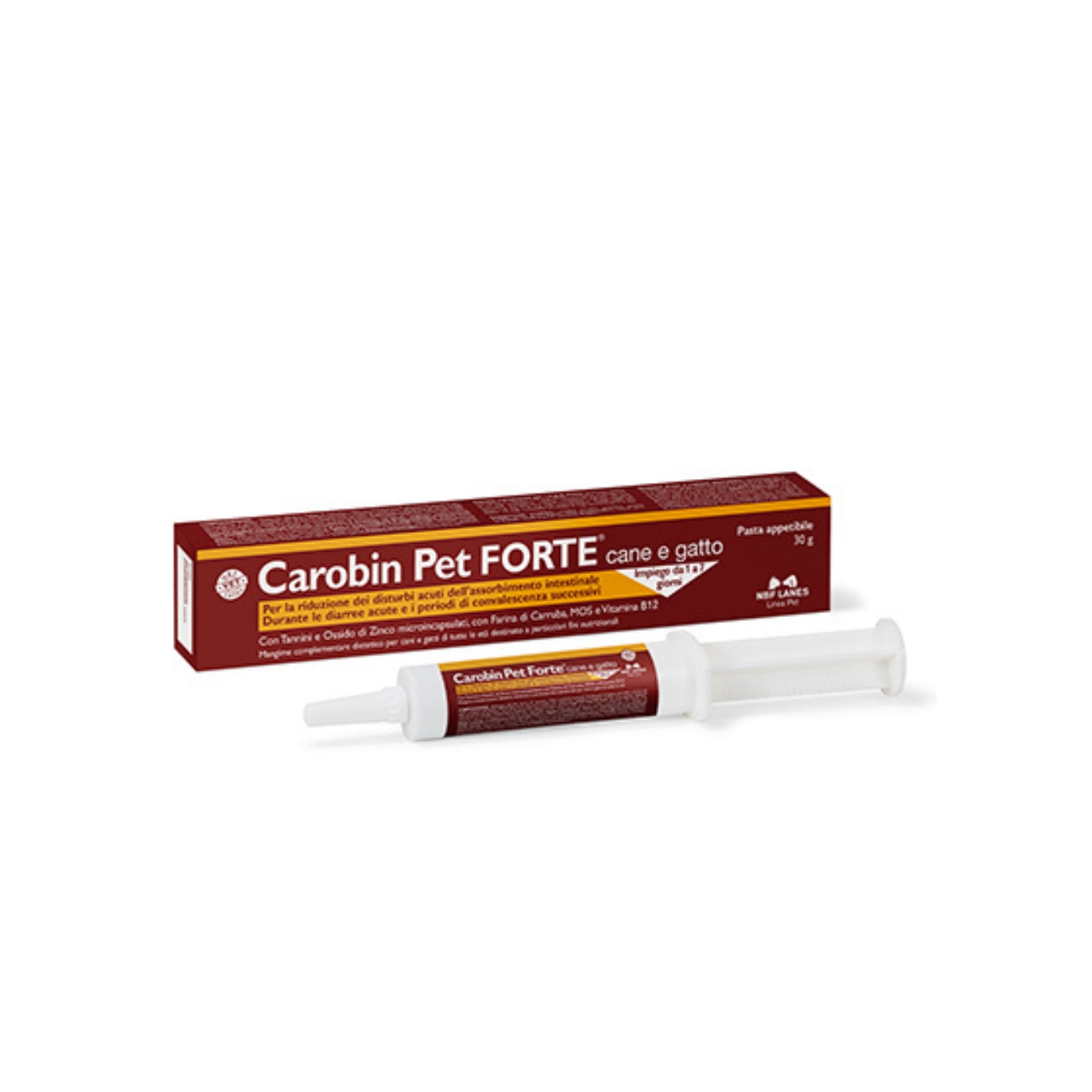 Carobin Pet Forte® Pasta 30 gr Nbf Lanes per Cani e Gatti