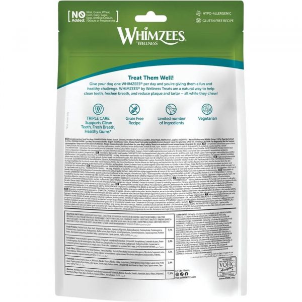 Whimzees Snack Dentale Naturale Spazzolino per Cani Toothbrush