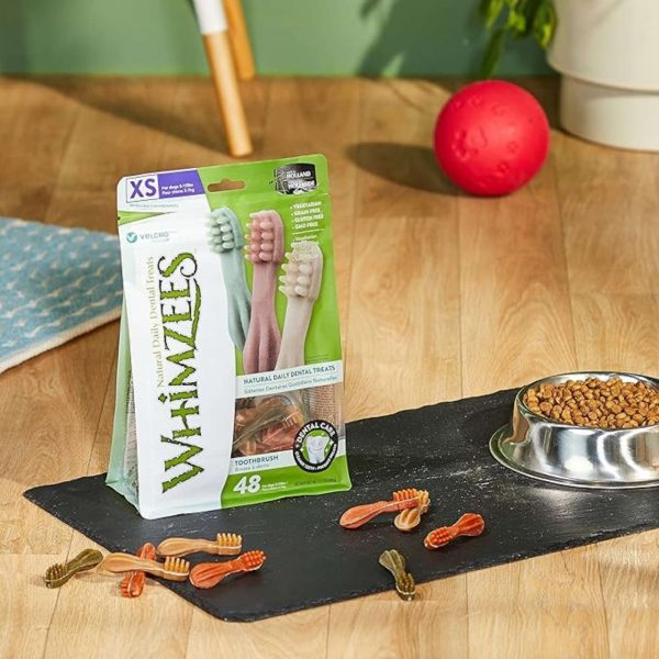 Whimzees Snack Dentale Naturale Spazzolino per Cani Toothbrush