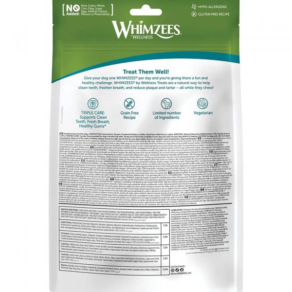 Whimzees Snack Dentale Naturale Stix per Cani