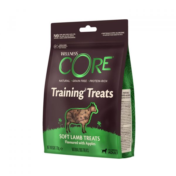 Wellness CoreTraining Treats Premi Addestramento per Cani con Agnello con Mela 170 gr