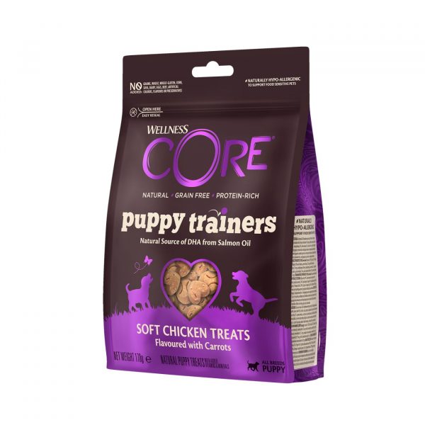 Wellness Core Training Treats Puppy Premi Addestramento per Cuccioli con Pollo con Carote 170 gr