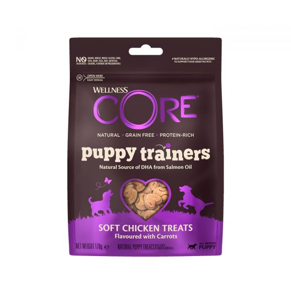 Wellness Core Training Treats Puppy Premi Addestramento per Cuccioli con Pollo con Carote 170 gr