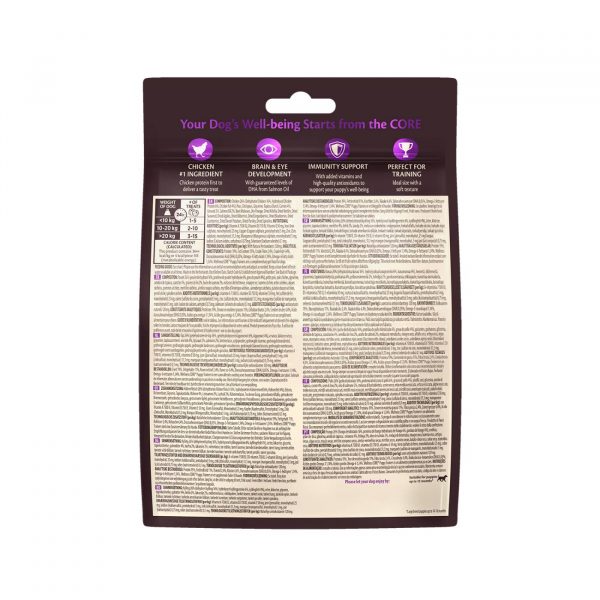 Wellness Core Training Treats Puppy Premi Addestramento per Cuccioli con Pollo con Carote 170 gr