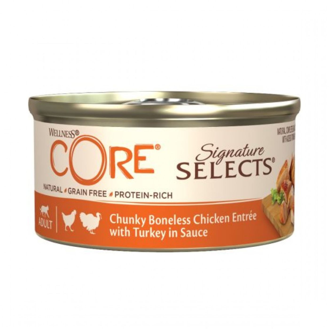 Wellness Core Bocconcini per Gatti Pollo con Tacchino 79 g Selezione Esclusiva