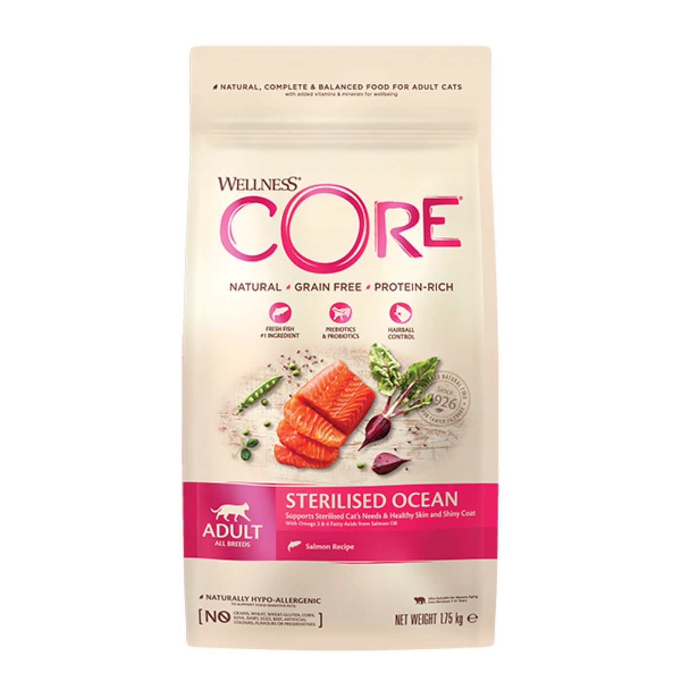 Wellness Core Cat Sterilised Ocean Salmone per Gatti Adulti Sterilizzati 300 Gr.