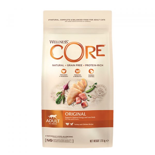 Wellness Core Cat Original Tacchino e Pollo per Gatti Adulti 300 Gr.