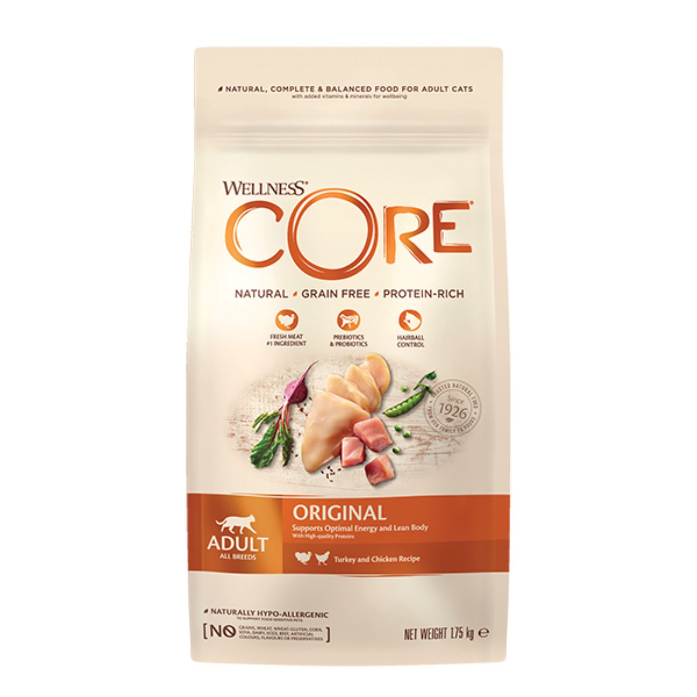 Wellness Core Cat Original Tacchino e Pollo per Gatti Adulti 300 Gr.