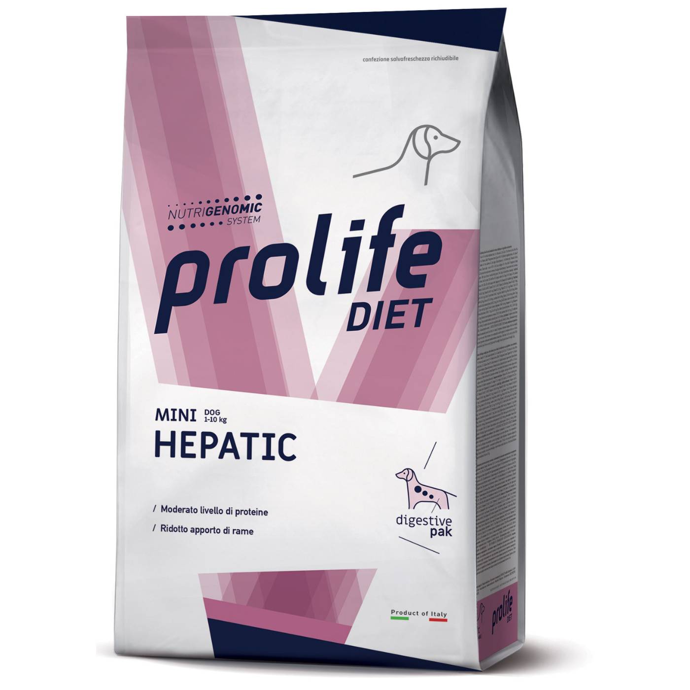 Prolife® Diet Dog Hepatic Mini per Cani di Piccola Taglia 1,5 Kg