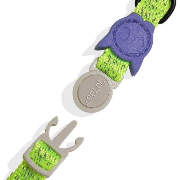 Zee.Dog Collare Regolabile per Cani Lumen Linea Nox - Fibbia